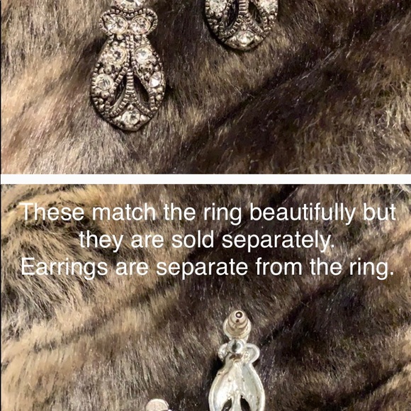 🌻HOST PICK🌻Marcasite vintage-style ring #70 - Picture 7 of 10